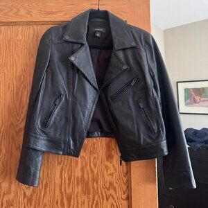 Halogen X Nordstrom Leather Jacket